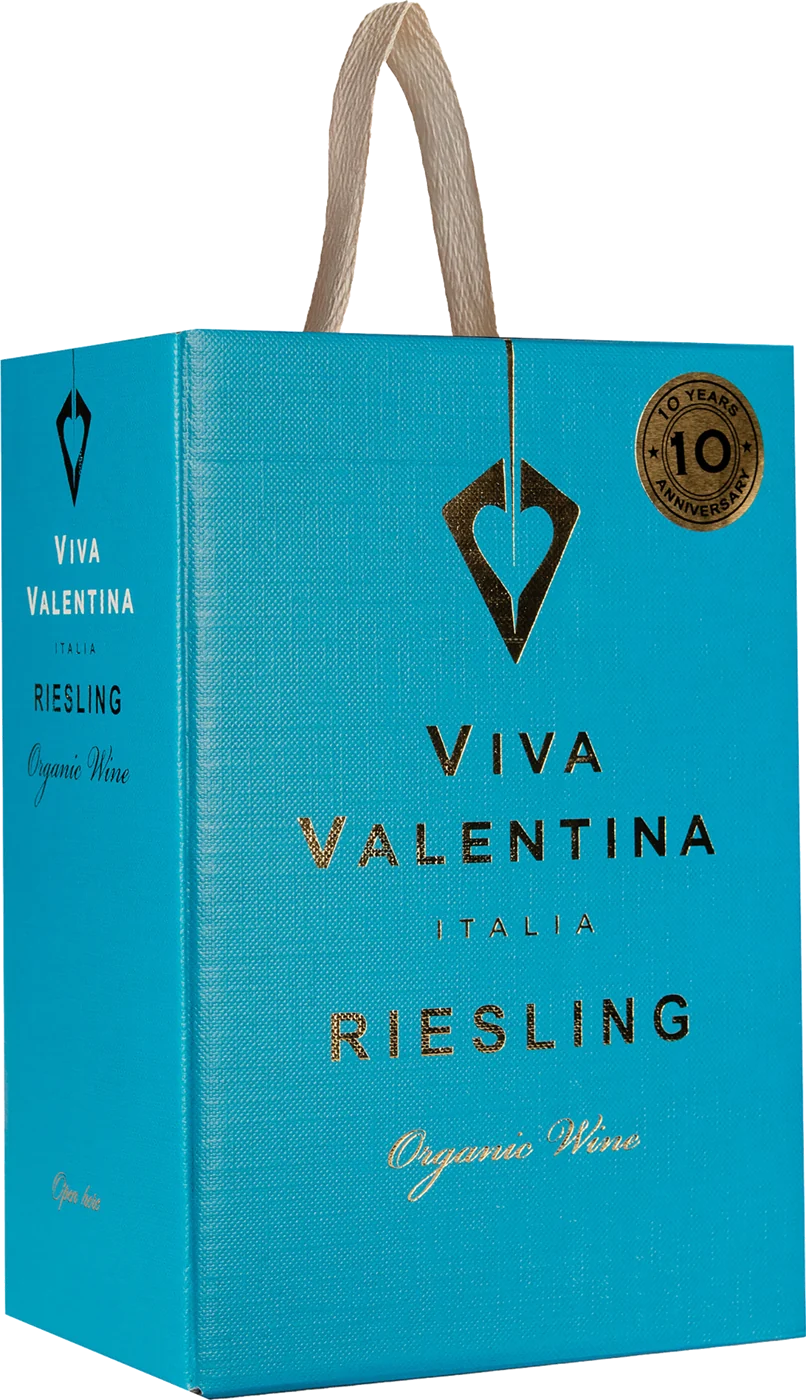 Viva Valentina Organic Riesling hanapakkaus
